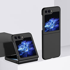 Coque Plastique Mat Protection Integrale 360 Degres Avant et Arriere Etui Housse BH3 pour Samsung Galaxy Z Flip5 5G Noir