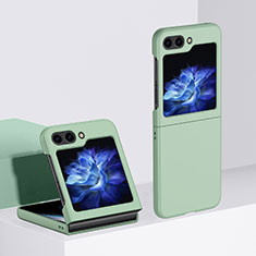 Coque Plastique Mat Protection Integrale 360 Degres Avant et Arriere Etui Housse BH3 pour Samsung Galaxy Z Flip5 5G Pastel Vert