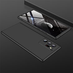 Coque Plastique Mat Protection Integrale 360 Degres Avant et Arriere Etui Housse M01 pour Samsung Galaxy Note 20 Ultra 5G Noir