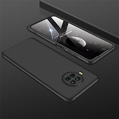 Coque Plastique Mat Protection Integrale 360 Degres Avant et Arriere Etui Housse M01 pour Xiaomi Mi 10T Lite 5G Noir