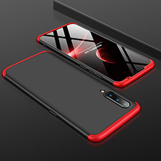 Coque Plastique Mat Protection Integrale 360 Degres Avant et Arriere Etui Housse M01 pour Xiaomi Mi 9 Pro 5G Rouge et Noir