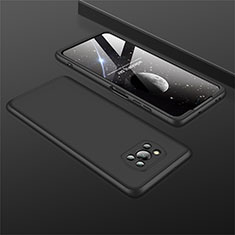 Coque Plastique Mat Protection Integrale 360 Degres Avant et Arriere Etui Housse M01 pour Xiaomi Poco X3 NFC Noir
