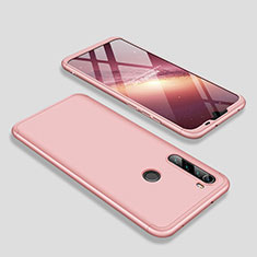 Coque Plastique Mat Protection Integrale 360 Degres Avant et Arriere Etui Housse M01 pour Xiaomi Redmi Note 8 (2021) Or Rose