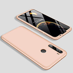 Coque Plastique Mat Protection Integrale 360 Degres Avant et Arriere Etui Housse M01 pour Xiaomi Redmi Note 8 Or