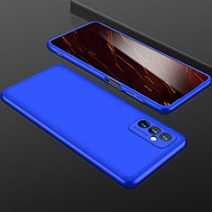 Coque Plastique Mat Protection Integrale 360 Degres Avant et Arriere Etui Housse P01 pour Samsung Galaxy M52 5G Bleu