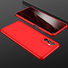 Coque Plastique Mat Protection Integrale 360 Degres Avant et Arriere Etui Housse P01 pour Samsung Galaxy M52 5G Rouge