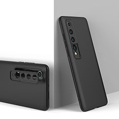 Coque Plastique Mat Protection Integrale 360 Degres Avant et Arriere Etui Housse P01 pour Xiaomi Mi 10 Noir