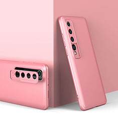 Coque Plastique Mat Protection Integrale 360 Degres Avant et Arriere Etui Housse P01 pour Xiaomi Mi 10 Or Rose