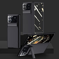 Coque Plastique Mat Protection Integrale 360 Degres Avant et Arriere Etui Housse P01 pour Xiaomi Mix Fold 3 5G Noir