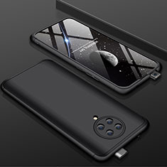 Coque Plastique Mat Protection Integrale 360 Degres Avant et Arriere Etui Housse P01 pour Xiaomi Poco F2 Pro Noir