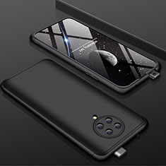 Coque Plastique Mat Protection Integrale 360 Degres Avant et Arriere Etui Housse P01 pour Xiaomi Redmi K30 Pro 5G Noir