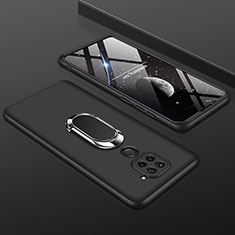 Coque Plastique Mat Protection Integrale 360 Degres Avant et Arriere Etui Housse P01 pour Xiaomi Redmi Note 9 Noir