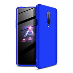 Coque Plastique Mat Protection Integrale 360 Degres Avant et Arriere Etui Housse P02 pour OnePlus 7T Pro Bleu