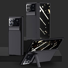 Coque Plastique Mat Protection Integrale 360 Degres Avant et Arriere Etui Housse P02 pour Xiaomi Mix Fold 3 5G Noir