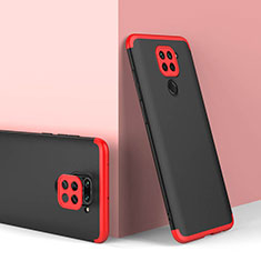 Coque Plastique Mat Protection Integrale 360 Degres Avant et Arriere Etui Housse P02 pour Xiaomi Redmi 10X 4G Rouge et Noir