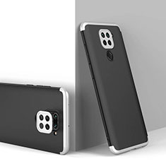 Coque Plastique Mat Protection Integrale 360 Degres Avant et Arriere Etui Housse P02 pour Xiaomi Redmi Note 9 Argent