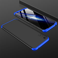 Coque Plastique Mat Protection Integrale 360 Degres Avant et Arriere Etui Housse P03 pour Xiaomi Redmi 9i Bleu et Noir