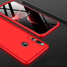 Coque Plastique Mat Protection Integrale 360 Degres Avant et Arriere Etui Housse pour Huawei Enjoy 9s Rouge