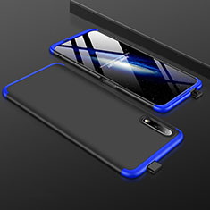 Coque Plastique Mat Protection Integrale 360 Degres Avant et Arriere Etui Housse pour Huawei Honor 9X Bleu et Noir
