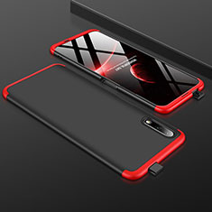 Coque Plastique Mat Protection Integrale 360 Degres Avant et Arriere Etui Housse pour Huawei Honor 9X Rouge et Noir
