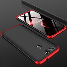 Coque Plastique Mat Protection Integrale 360 Degres Avant et Arriere Etui Housse pour Huawei Honor View 20 Rouge et Noir
