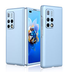 Coque Plastique Mat Protection Integrale 360 Degres Avant et Arriere Etui Housse pour Huawei Mate X2 Bleu