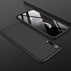 Coque Plastique Mat Protection Integrale 360 Degres Avant et Arriere Etui Housse pour Samsung Galaxy A50S Noir