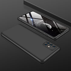 Coque Plastique Mat Protection Integrale 360 Degres Avant et Arriere Etui Housse pour Samsung Galaxy A71 5G Noir
