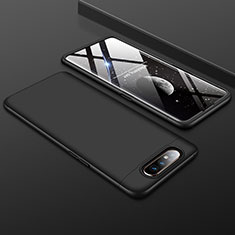 Coque Plastique Mat Protection Integrale 360 Degres Avant et Arriere Etui Housse pour Samsung Galaxy A90 4G Noir