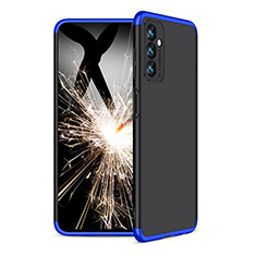 Coque Plastique Mat Protection Integrale 360 Degres Avant et Arriere Etui Housse pour Samsung Galaxy F13 4G Bleu et Noir
