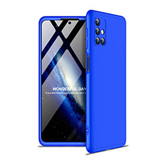 Coque Plastique Mat Protection Integrale 360 Degres Avant et Arriere Etui Housse pour Samsung Galaxy M31s Bleu