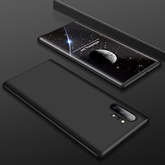 Coque Plastique Mat Protection Integrale 360 Degres Avant et Arriere Etui Housse pour Samsung Galaxy Note 10 Plus 5G Noir