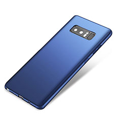 Coque Plastique Mat Protection Integrale 360 Degres Avant et Arriere Etui Housse pour Samsung Galaxy Note 8 Bleu