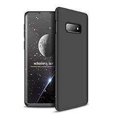 Coque Plastique Mat Protection Integrale 360 Degres Avant et Arriere Etui Housse pour Samsung Galaxy S10e Noir