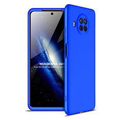 Coque Plastique Mat Protection Integrale 360 Degres Avant et Arriere Etui Housse pour Xiaomi Mi 10i 5G Bleu
