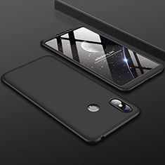 Coque Plastique Mat Protection Integrale 360 Degres Avant et Arriere Etui Housse pour Xiaomi Mi Max 3 Noir
