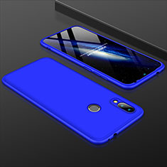 Coque Plastique Mat Protection Integrale 360 Degres Avant et Arriere Etui Housse pour Xiaomi Redmi 7 Bleu