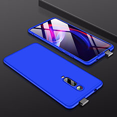Coque Plastique Mat Protection Integrale 360 Degres Avant et Arriere Etui Housse pour Xiaomi Redmi K20 Pro Bleu