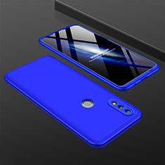 Coque Plastique Mat Protection Integrale 360 Degres Avant et Arriere Etui Housse Q01 pour Huawei Honor 10 Lite Bleu