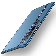 Coque Plastique Mat Protection Integrale 360 Degres Avant et Arriere Etui Housse YK1 pour Huawei Mate Xs 2 Bleu