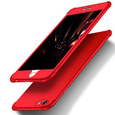 Coque Plastique Mat Protection Integrale 360 Degres Avant et Arriere M01 pour Apple iPhone 6 Plus Rouge