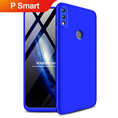 Coque Plastique Mat Protection Integrale 360 Degres Avant et Arriere Q01 pour Huawei P Smart (2019) Bleu