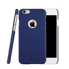Coque Plastique Rigide avec Trou Mat pour Apple iPhone 6S Plus Bleu