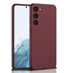 Coque Plastique Rigide Etui Housse Mat AC1 pour Samsung Galaxy S21 5G Rouge