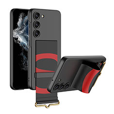 Coque Plastique Rigide Etui Housse Mat AC1 pour Samsung Galaxy S21 5G Rouge et Noir