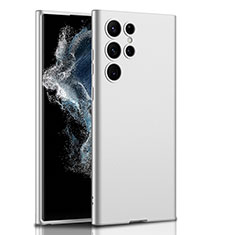 Coque Plastique Rigide Etui Housse Mat AC1 pour Samsung Galaxy S22 Ultra 5G Argent