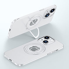 Coque Plastique Rigide Etui Housse Mat avec Mag-Safe Magnetic Magnetique JB1 pour Apple iPhone 13 Blanc