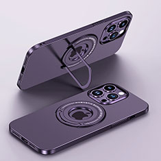 Coque Plastique Rigide Etui Housse Mat avec Mag-Safe Magnetic Magnetique JB1 pour Apple iPhone 13 Pro Violet