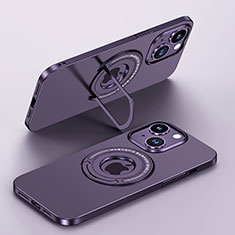 Coque Plastique Rigide Etui Housse Mat avec Mag-Safe Magnetic Magnetique JB1 pour Apple iPhone 14 Plus Violet