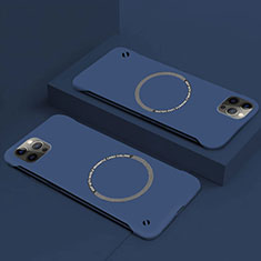 Coque Plastique Rigide Etui Housse Mat avec Mag-Safe Magnetic Magnetique P01 pour Apple iPhone 14 Plus Bleu